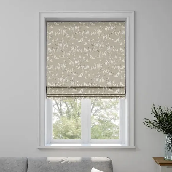 Made to Measure Roman Blind - Pebble, Jacquard by Dunelm, image 3