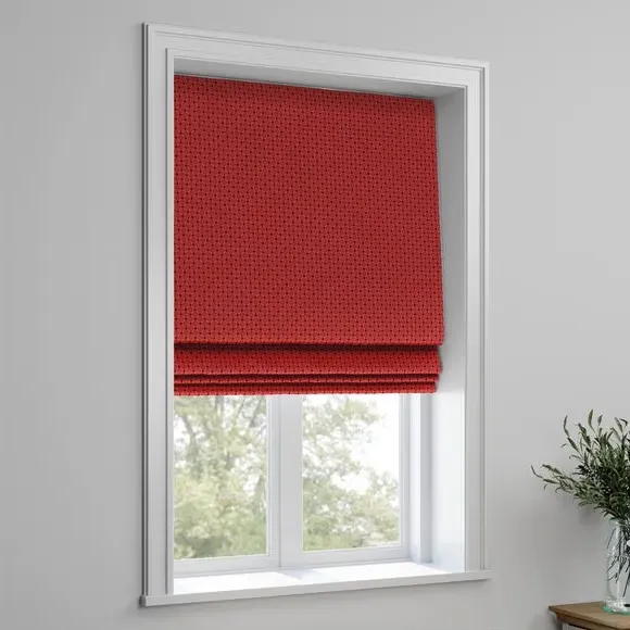 Made to Measure Roman Blind - Red by Dunelm, image 3