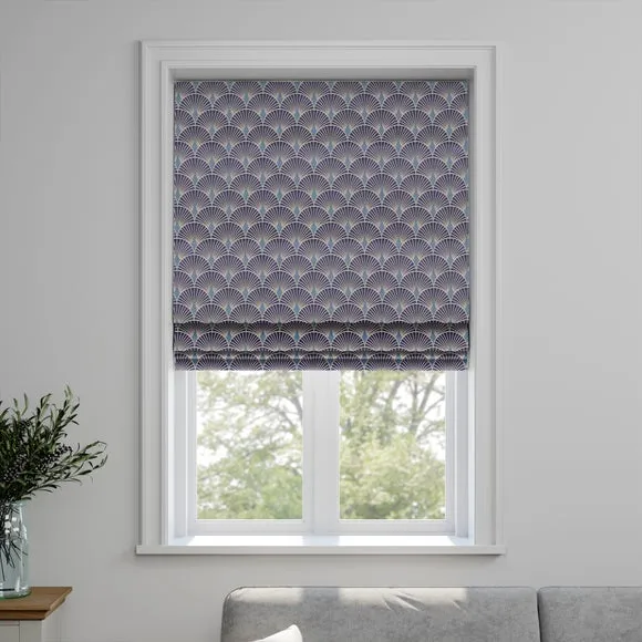 Made to Measure Roman Blind - Sapphire by Dunelm, image 3