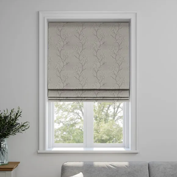 Made to Measure Roman Blind - Silver by Dunelm, image 3