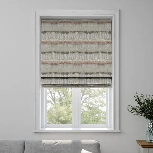 Made to Measure Roman Blind - Silver by Dunelm, image 3