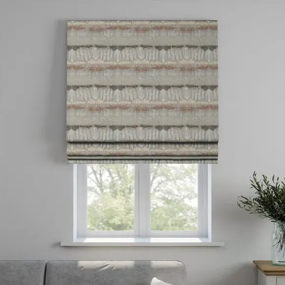 Made to Measure Roman Blind - Silver by Dunelm, image 4