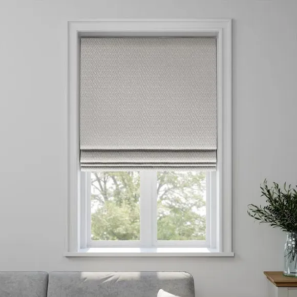 Made to Measure Roman Blind - Silver by Dunelm, image 3