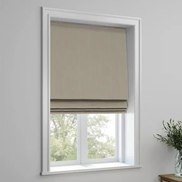 Made to Measure Roman Blind - Snow by Dunelm, image 3