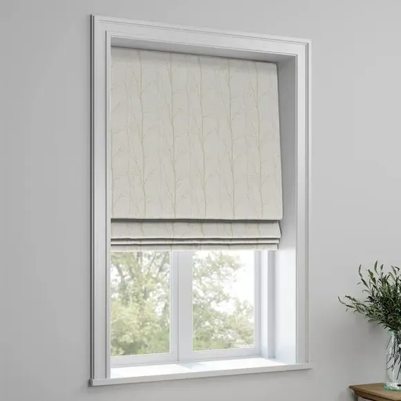 Made to Measure Roman Blind - Straw by Dunelm, image 3