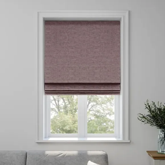 Made to Measure Roman Blind - Thistle, Velvet by Dunelm, image 3