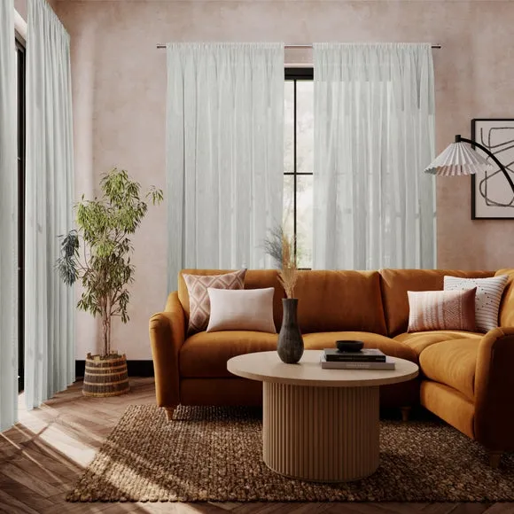 Made to Measure Voile Curtains - Grey alternate view