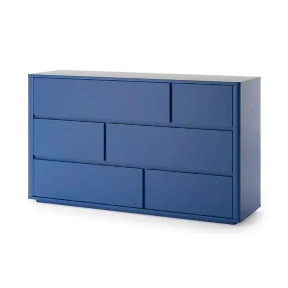 6 Drawer Chest with Metal Runners - Oak Effect by Dunelm, image 6