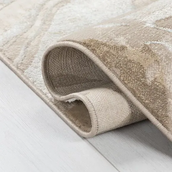 Marbled Area Rug - Natural, Polypropylene by Dunelm, image 3