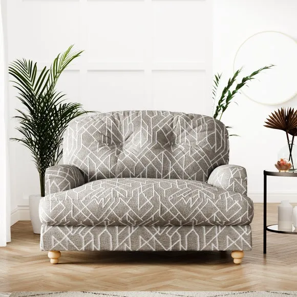 Martha Snuggle Chair - Natural, Chenille alternate view