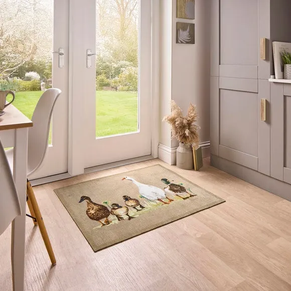 Marvel Printed Duck Washable Mat - Multicolor
