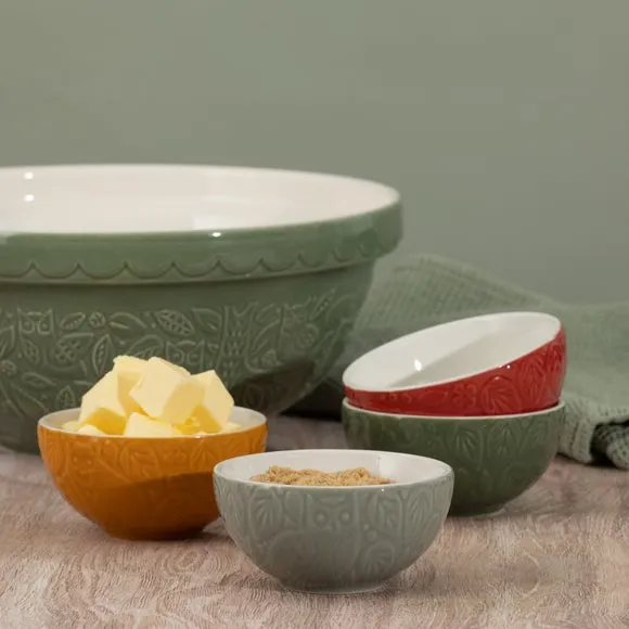 Set of 4 Mini Bowls - Natural, Stoneware alternate view
