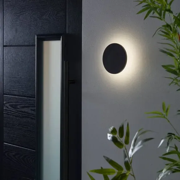 Mason Integrated LED Outdoor Wall Light - Black alternate view