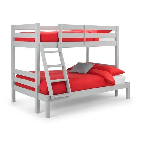 Merlin Triple Sleeper Bunk Bed Frame - Dove Grey alternate view