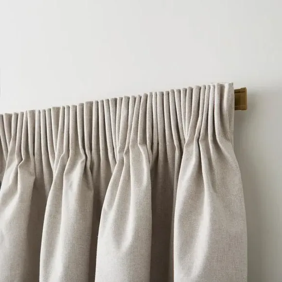 Pencil Pleat Curtain Track - Antique Brass, Aluminium by Dunelm, image 2
