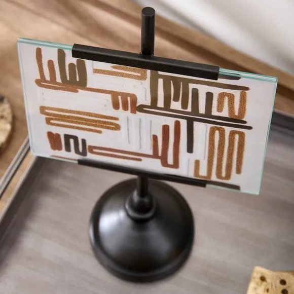 Metal Easel Photo Frame - Black alternate view