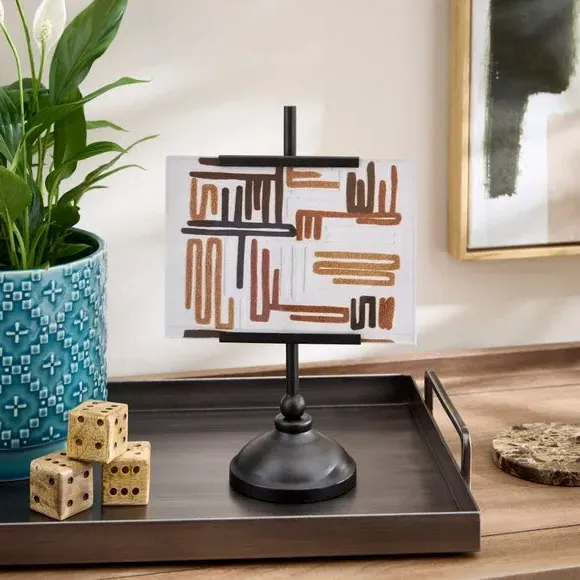 Metal Easel Photo Frame - Black product