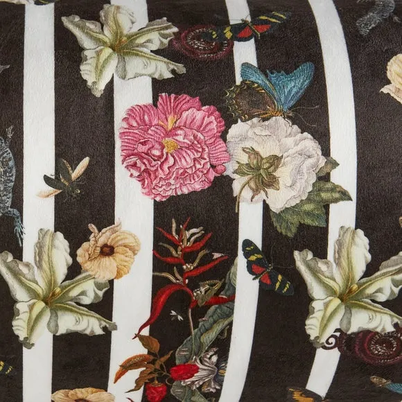 Natural History Museum Metamorphosis Bolster Cushion - Black alternate view