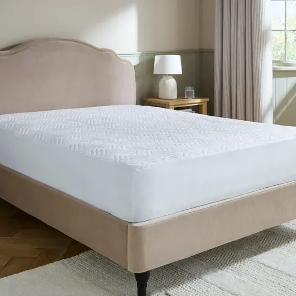Microfibre Mattress Protector - White product