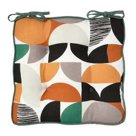 Mid Century Seat Pad - Multicolor alternate view