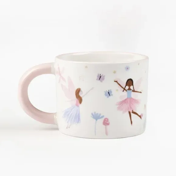 Mini Mug with Fairy Design - Multicolor, Stoneware alternate view