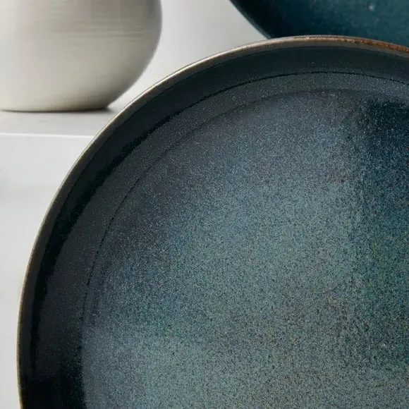 Montreal 12-Piece Dinner Set - Pacific Blue, Stoneware alternate view