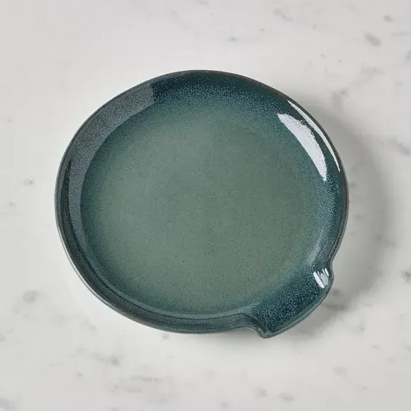 Spoon Rest - Blue, Stoneware alternate view