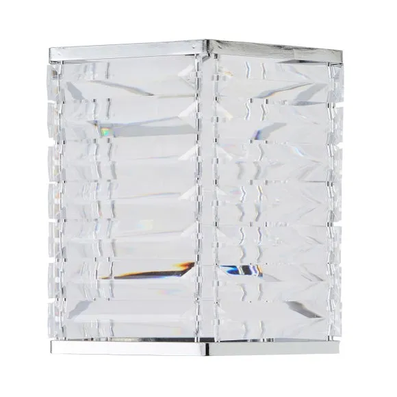 Nelas Prism Easy Fit Pendant Shade - Clear, Acrylic by Dunelm, image 4