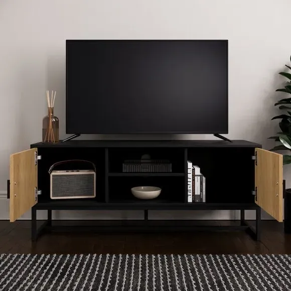 Nixon TV Unit - Black, Wood alternate view