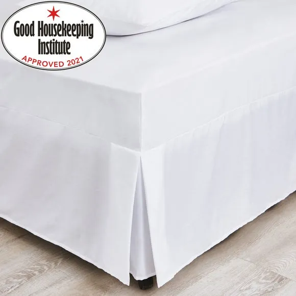 Non Iron Fitted Valance Sheet - White, Cotton Blend product