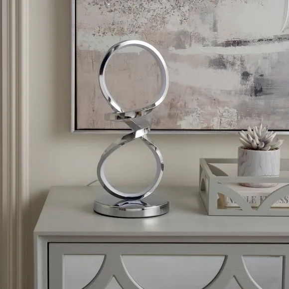 Touch Dimmable Table Lamp - Chrome, LED alternate view
