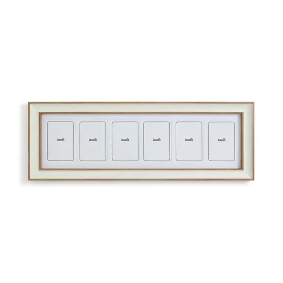 Olney 6 Aperture Multi Photo Frame - Cream alternate view