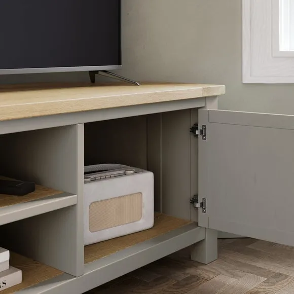 Olney Corner TV Unit for TVs up to 55" - Stone alternate view