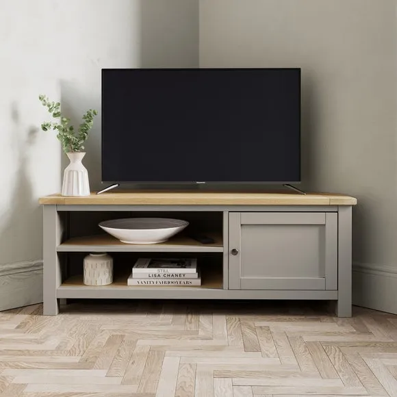 Olney Corner TV Unit for TVs up to 55" - Stone product