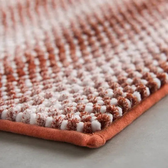 Ombre Bobble Bath Mat - Terracotta alternate view