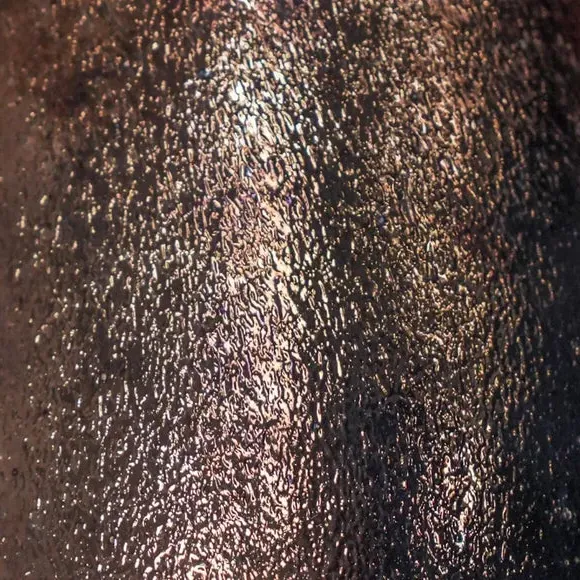 Tall Glass Vase with Metallic Finish - Bronze alternate view