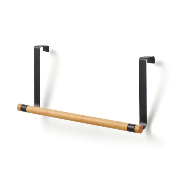 Over Door Towel Rail - Natural, Bamboo by Dunelm, image 3