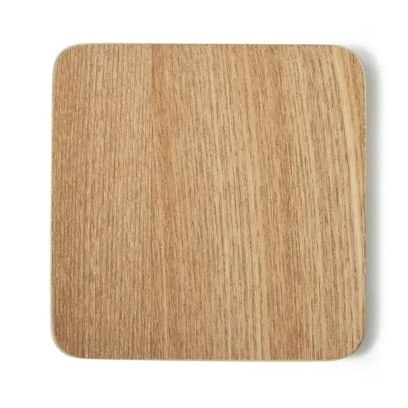 Maddox Coasters Set of 4 - Pistachio Green, Wood alternate view
