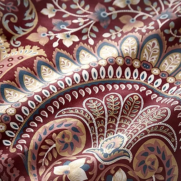 Pencil Pleat Curtain - Multicoloured, Polycotton alternate view