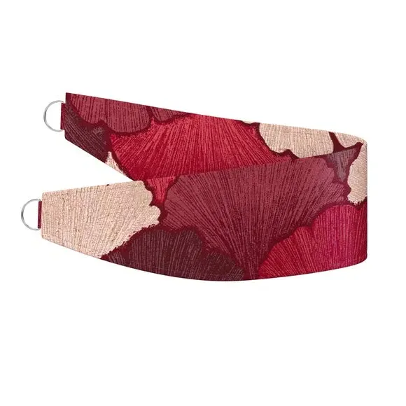Single Curtain Tieback - Red, Fabric alternate view
