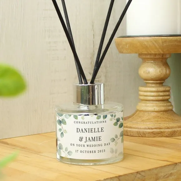 Personalised Reed Diffuser - Multicolor, Botanical alternate view