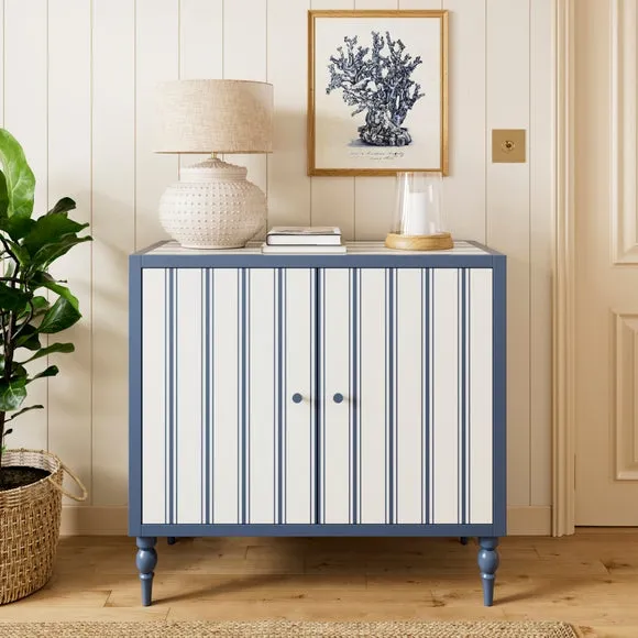 Petit Folkstone Stripe Small Sideboard - Multicolor, Wood product