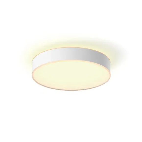 Devere Medium Smart LED Flush Ceiling Light - White alternate view