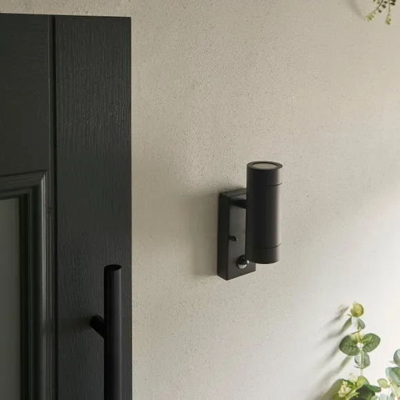Billy PIR Sensor Outdoor Wall Light - Black by Dunelm, image 2