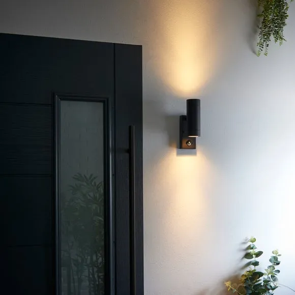 Billy PIR Sensor Outdoor Wall Light - Black by Dunelm, image 3