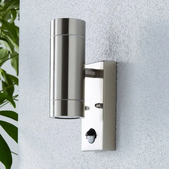 Billy PIR Sensor Outdoor Wall Light - Silver alternate view