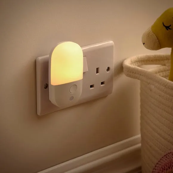 Plug In Night Light with Dimmer - White alternate view