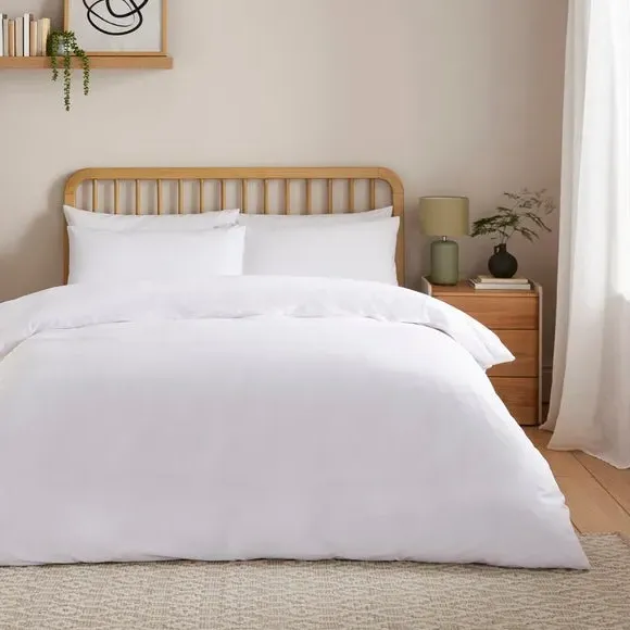 Polycotton Duvet Cover & Pillowcase Set - White product