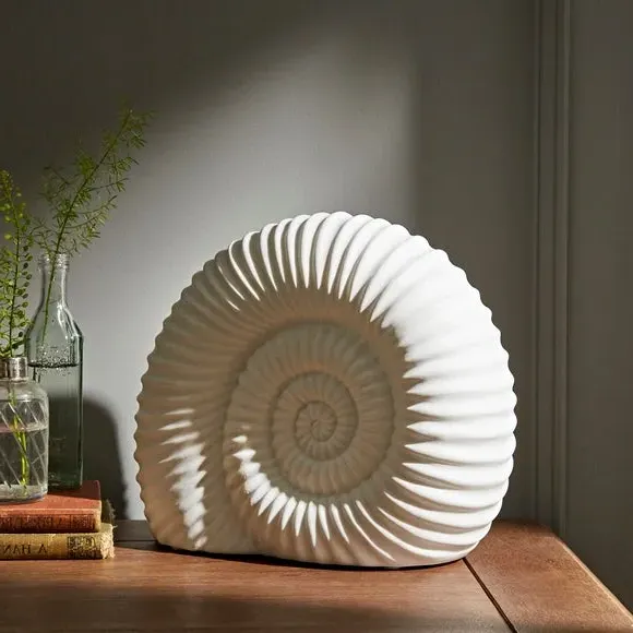 Ammonite Table Lamp - Off-White, Porcelain alternate view
