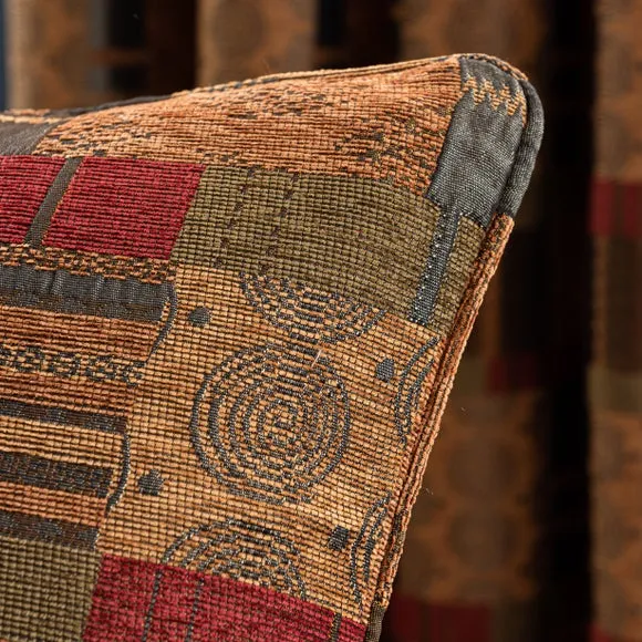 Square Cushion with Feather Fill - Terracotta alternate view